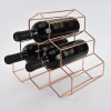 Ironwork wine rack, wine rack, Nordic model room home decoration, wine cabinet, display item, wine bottle storage rack, wine cabinet details Picture